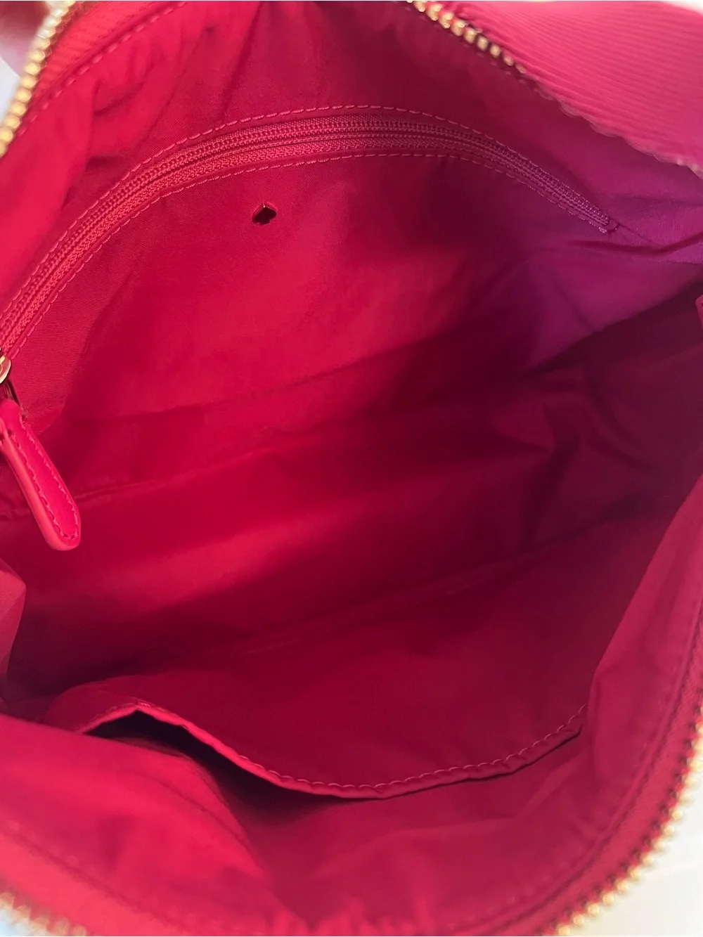 kate spade Raspberry Pink Shoulder Bag with Gold Hardware